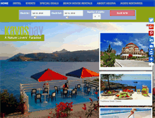 Tablet Screenshot of kavosbay.com